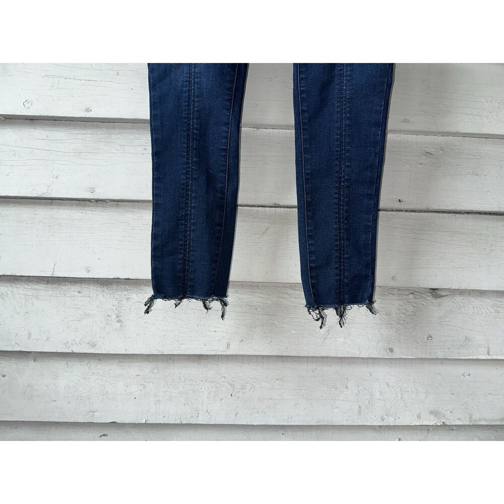 Free People Ultra-Skinny Jeggings Dark Wash Size 27 - Picture 3 of 6